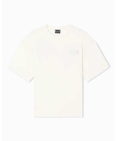 EMPORIO ARMANI EA7(エンポリオアルマーニイーエーセブン)の「<オンライン限定>【エンポリオ アルマーニ EA7】Graphic Series Tシャツ コットンジャージー(Tシャツ/カットソー・メンズ・ブラック/オフホワイト・XX-LARGE/X-SMALL/X-LARGE/SMALL/MEDIUM/LARGE)」の3枚目の写真