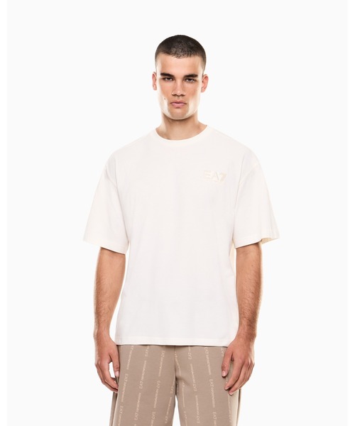 EMPORIO ARMANI EA7(エンポリオアルマーニイーエーセブン)の「<オンライン限定>【エンポリオ アルマーニ EA7】Graphic Series Tシャツ コットンジャージー(Tシャツ/カットソー・メンズ・ブラック/オフホワイト・XX-LARGE/X-SMALL/X-LARGE/SMALL/MEDIUM/LARGE)」の10枚目の写真
