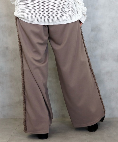 CECIL McBEE(セシルマクビー)の「カットツイルサイドフリルワイドパンツ(その他パンツ・レディース・モカ/ブラック・MEDIUM/LARGE)」の13枚目の写真