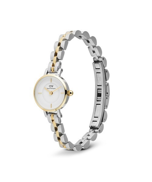Daniel Wellington(ダニエルウェリントン)の「Petite Mini 3-Link Two Tone レディース腕時計 ローズゴールド/ゴールド(アナログ腕時計・レディース・ピンクゴールド/イエローゴールド・ONE SIZE)」の8枚目の写真