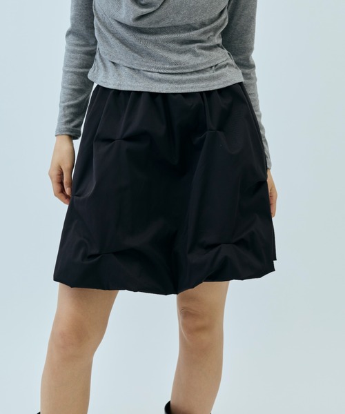 DRWCYS（ドロシーズ）の「タックバルーンミニスカート（スカート・レディース・ブラック/ホワイト・FREE）」の2枚目の写真