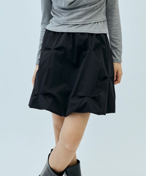 DRWCYS（ドロシーズ）の「タックバルーンミニスカート（スカート・レディース・ブラック/ホワイト・FREE）」の13枚目の写真