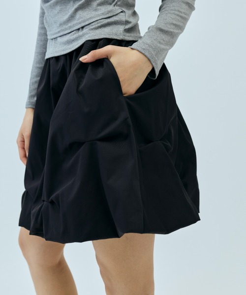 DRWCYS（ドロシーズ）の「タックバルーンミニスカート（スカート・レディース・ブラック/ホワイト・FREE）」の14枚目の写真
