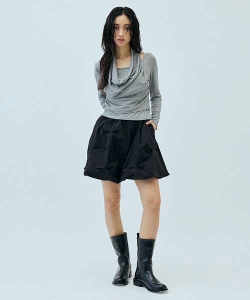 DRWCYS（ドロシーズ）の「タックバルーンミニスカート（スカート・レディース・ブラック/ホワイト・FREE）」の18枚目の写真