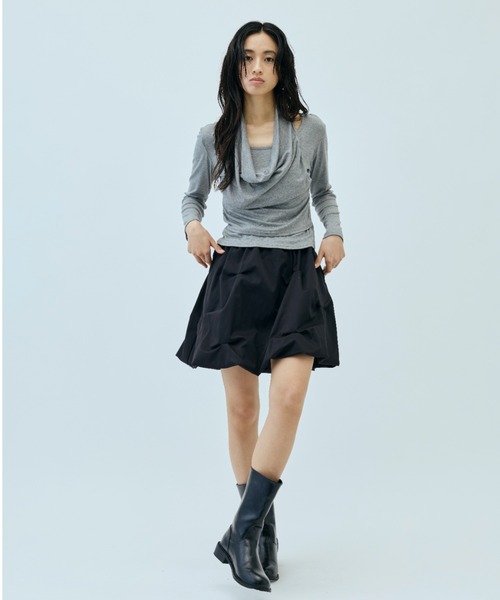 DRWCYS（ドロシーズ）の「タックバルーンミニスカート（スカート・レディース・ブラック/ホワイト・FREE）」の19枚目の写真