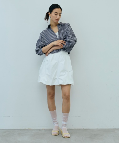 DRWCYS（ドロシーズ）の「タックバルーンミニスカート（スカート・レディース・ブラック/ホワイト・FREE）」の9枚目の写真