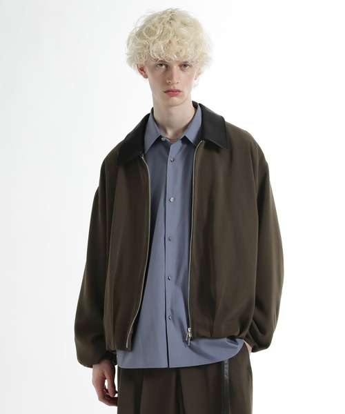 HARE（ハレ）の「ドライカルゼコクーンブルゾン(HARE)（ブルゾン・メンズ・ブラック/ブラウン/ホワイト・SMALL/MEDIUM）」の3枚目の写真