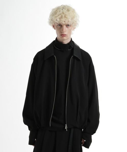 HARE（ハレ）の「ドライカルゼコクーンブルゾン(HARE)（ブルゾン・メンズ・ブラック/ブラウン/ホワイト・SMALL/MEDIUM）」の4枚目の写真