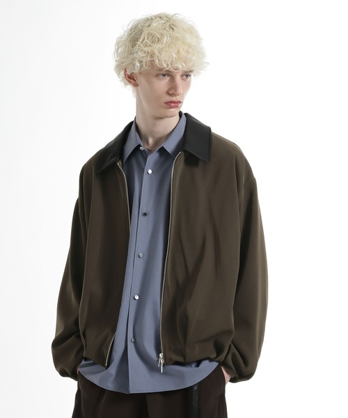 HARE（ハレ）の「ドライカルゼコクーンブルゾン(HARE)（ブルゾン・メンズ・ブラック/ブラウン/ホワイト・SMALL/MEDIUM）」の6枚目の写真