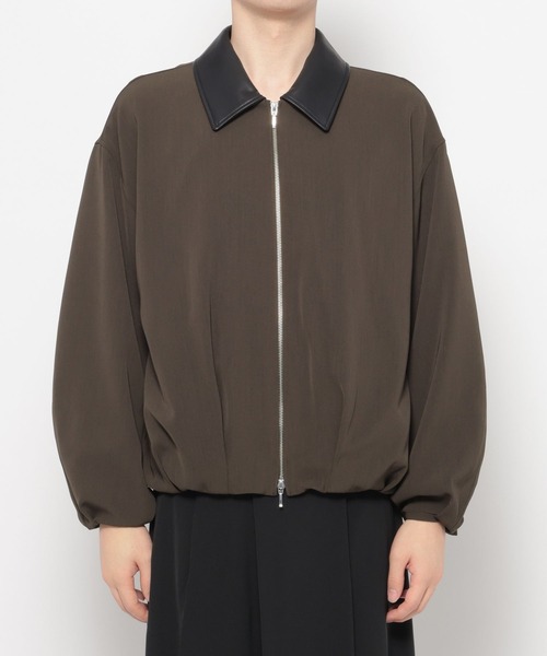 HARE（ハレ）の「ドライカルゼコクーンブルゾン(HARE)（ブルゾン・メンズ・ブラック/ブラウン/ホワイト・SMALL/MEDIUM）」の8枚目の写真