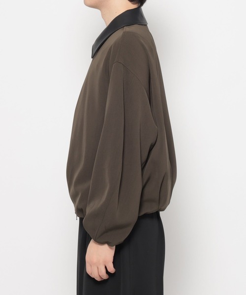 HARE（ハレ）の「ドライカルゼコクーンブルゾン(HARE)（ブルゾン・メンズ・ブラック/ブラウン/ホワイト・SMALL/MEDIUM）」の10枚目の写真