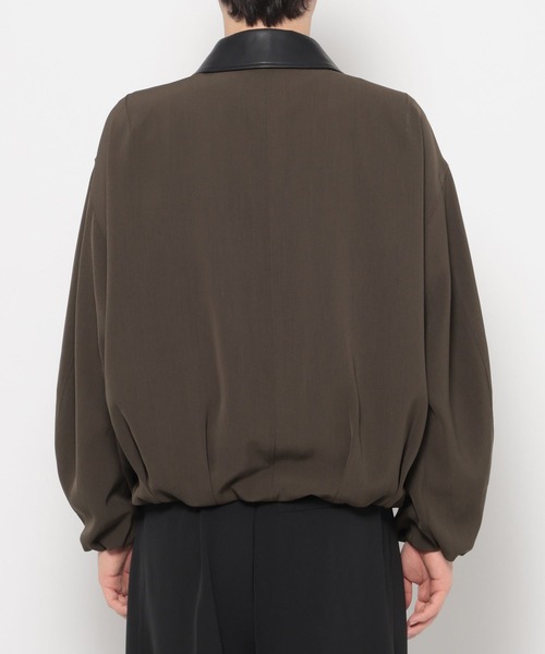 HARE（ハレ）の「ドライカルゼコクーンブルゾン(HARE)（ブルゾン・メンズ・ブラック/ブラウン/ホワイト・SMALL/MEDIUM）」の12枚目の写真