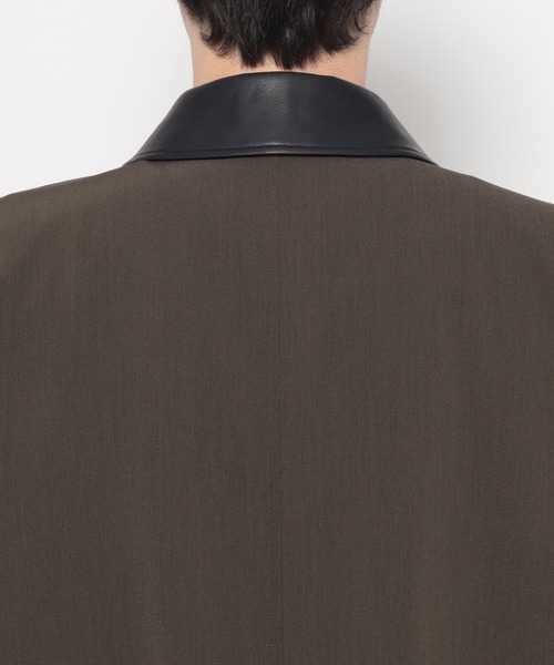 HARE（ハレ）の「ドライカルゼコクーンブルゾン(HARE)（ブルゾン・メンズ・ブラック/ブラウン/ホワイト・SMALL/MEDIUM）」の14枚目の写真