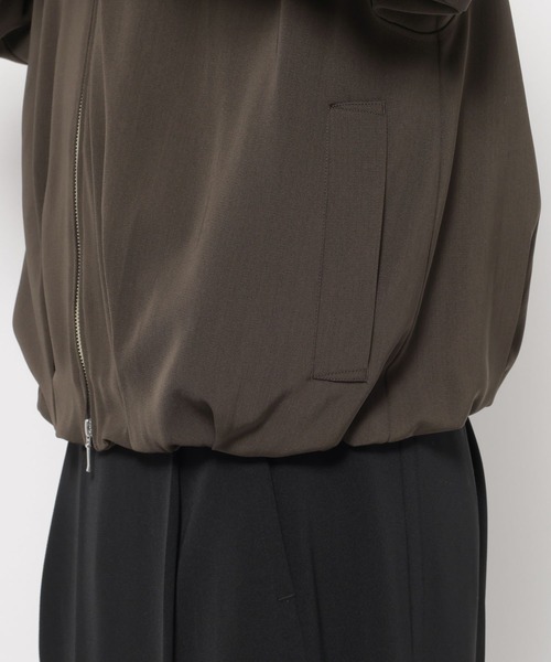 HARE（ハレ）の「ドライカルゼコクーンブルゾン(HARE)（ブルゾン・メンズ・ブラック/ブラウン/ホワイト・SMALL/MEDIUM）」の16枚目の写真