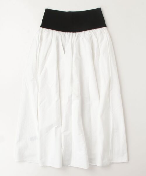 POLO RALPH LAUREN（ポロ ラルフ ローレン）の「コントラストウエストバンド Aライン スカート（スカート・レディース・ホワイト・XXS/L/M/S/XS）」の7枚目の写真