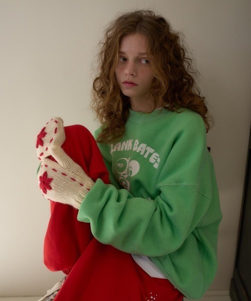 oursaalty(アウアソルティ)の「FRANK WORK SWEATSHIRT(スウェット・レディース・ライトグリーン・FREE)」の3枚目の写真