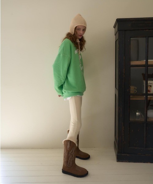 oursaalty(アウアソルティ)の「FRANK WORK SWEATSHIRT(スウェット・レディース・ライトグリーン・FREE)」の7枚目の写真