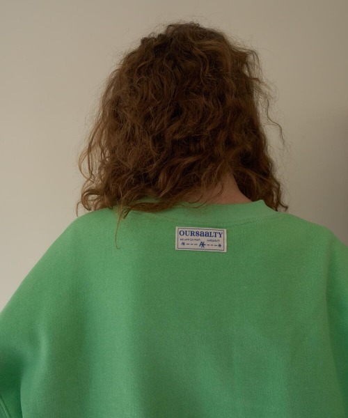 oursaalty(アウアソルティ)の「FRANK WORK SWEATSHIRT(スウェット・レディース・ライトグリーン・FREE)」の9枚目の写真