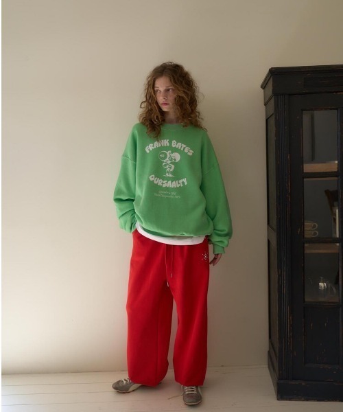 oursaalty(アウアソルティ)の「FRANK WORK SWEATSHIRT(スウェット・レディース・ライトグリーン・FREE)」の2枚目の写真