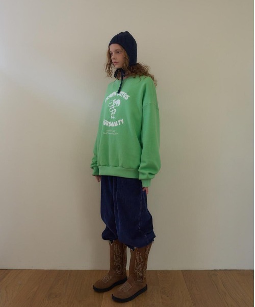 oursaalty(アウアソルティ)の「FRANK WORK SWEATSHIRT(スウェット・レディース・ライトグリーン・FREE)」の17枚目の写真