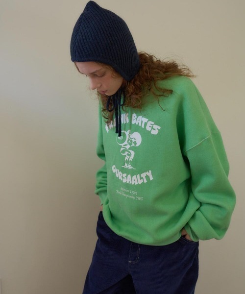 oursaalty(アウアソルティ)の「FRANK WORK SWEATSHIRT(スウェット・レディース・ライトグリーン・FREE)」の14枚目の写真