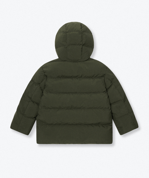 MUSINSA STANDARD KIDS（ムシンサスタンダードキッズ）の「マウンテンパディングパーカー [カーキ]（ブルゾン・レディース・その他・110/120/130/140/150/160）」の4枚目の写真
