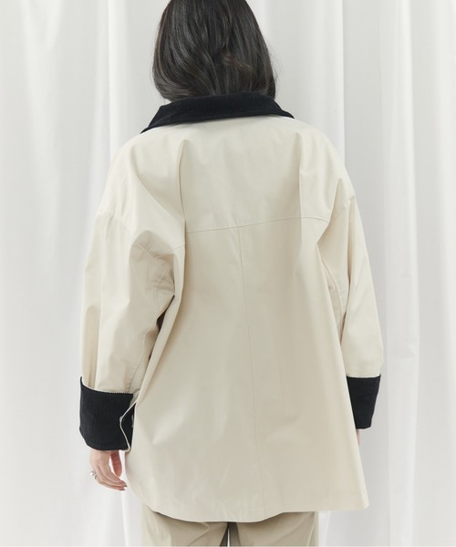 CIEL'AIR(シエルエアー)の「TWILL COVERALL(ツイルカバーオール)(カバーオール・レディース・アイボリー/ブラック・FREE)」の17枚目の写真