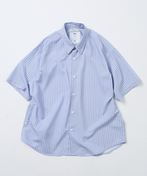 FREAK'S STORE(フリークスストア)の「限定展開 AiRide/エアライド リラックスフィット ショートスリーブ レギュラーカラー シャツ/ポケッタブル/吸水速乾/UVカット(シャツ/ブラウス・メンズ・チャコールグレー/ブラック/ネイビー/ブルー系その他/グレイッシュベージュ・LARGE/MEDIUM/SMALL)」の11枚目の写真