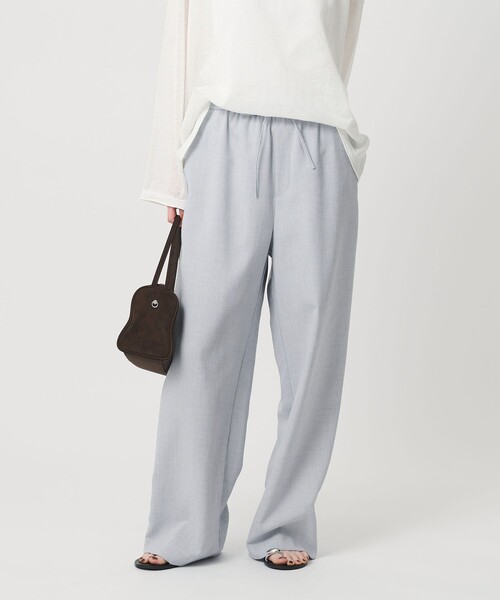 BEAUTY&YOUTH UNITED ARROWS(ビューティーアンドユースユナイテッドアローズ)の「リネンライク ライトイージーパンツ ウォッシャブル 防シワ(その他パンツ・レディース・ライトブルー/ブラック/ベージュ/ライトグレー/ダークブラウン/その他3・XS/S/M/L)」の5枚目の写真