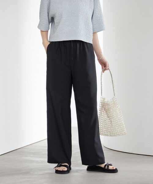 BEAUTY&YOUTH UNITED ARROWS(ビューティーアンドユースユナイテッドアローズ)の「リネンライク ライトイージーパンツ ウォッシャブル 防シワ(その他パンツ・レディース・ライトブルー/ブラック/ベージュ/ライトグレー/ダークブラウン/その他3・XS/S/M/L)」の11枚目の写真