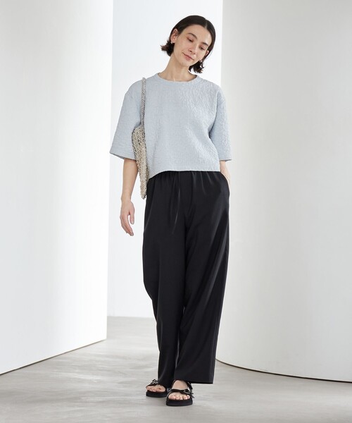 BEAUTY&YOUTH UNITED ARROWS(ビューティーアンドユースユナイテッドアローズ)の「リネンライク ライトイージーパンツ ウォッシャブル 防シワ(その他パンツ・レディース・ライトブルー/ブラック/ベージュ/ライトグレー/ダークブラウン/その他3・XS/S/M/L)」の13枚目の写真