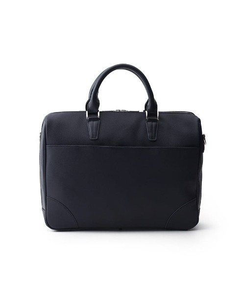 Perfect Suit FActory（パーフェクトスーツファクトリー）の「前ポケット　ビジネスブリーフバッグ　ブラック/ネイビー（ビジネスバッグ・メンズ・ネイビー/ブラック・FREE）」の8枚目の写真