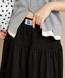 PUBLUX（パブリュクス）の「MARY QUANT × PUBLUX/マリークワント ギャザー ミディ丈 スカート　限定展開（スカート）」