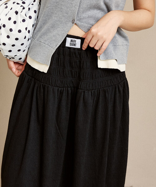 MARY QUANT(マリークワント)の「MARY QUANT × PUBLUX/マリークワント ギャザー ミディ丈 スカート 限定展開(スカート・レディース・オフホワイト/その他16/ブラック・フリ-)」の21枚目の写真