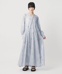ヌキテパ　コットンカシュクールドレス　白　2way 人気　ワンピース　ゆったり NE QUITTEZ PAS!（ヌキテパ）の「NE QUITTEZ PAS / コットン