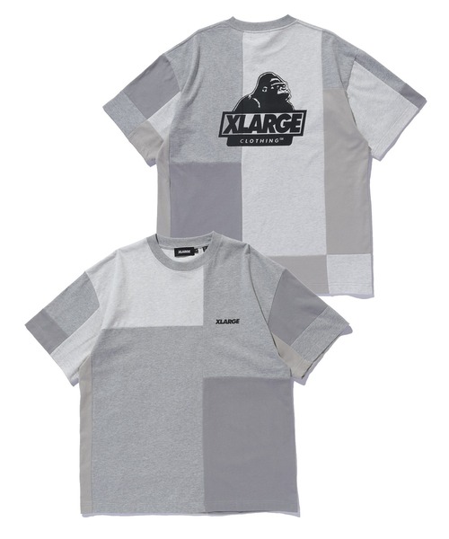XLARGE(エクストララージ)の「PATCHWORK S/S TEE(Tシャツ/カットソー・メンズ・グレー/オリーブ/ブラック・S/M/L/XL)」の4枚目の写真