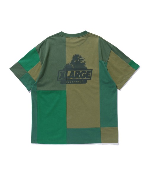 XLARGE(エクストララージ)の「PATCHWORK S/S TEE(Tシャツ/カットソー・メンズ・グレー/オリーブ/ブラック・S/M/L/XL)」の16枚目の写真