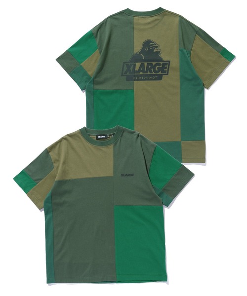 XLARGE(エクストララージ)の「PATCHWORK S/S TEE(Tシャツ/カットソー・メンズ・グレー/オリーブ/ブラック・S/M/L/XL)」の22枚目の写真