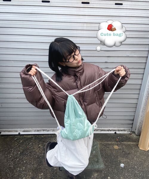 FENNEC(フェネック)の「HEART STRING BAG - MINT(バックパック/リュック・レディース・その他・FREE)」の8枚目の写真
