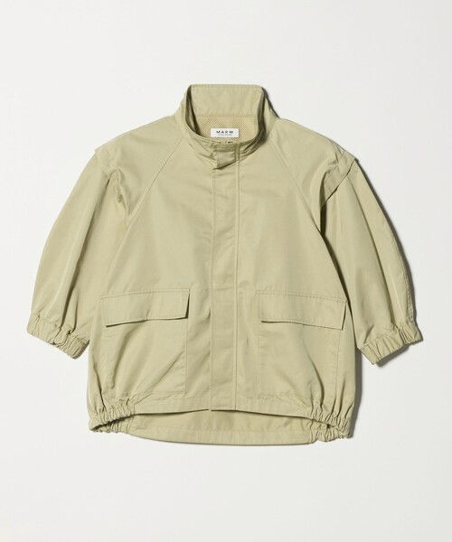 MARW UNITED ARROWS（マルゥ ユナイテッドアローズ）の「＜MARW UNITED ARROWS＞2WAY ブルゾン KIDS（ブルゾン・キッズ・オフホワイト/ベージュ・120cm）」の2枚目の写真