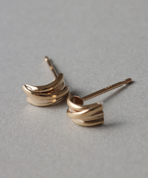 ダイヤ10mmバーピアス K10（両耳）（ピアス（両耳用））｜Lilas（リラ