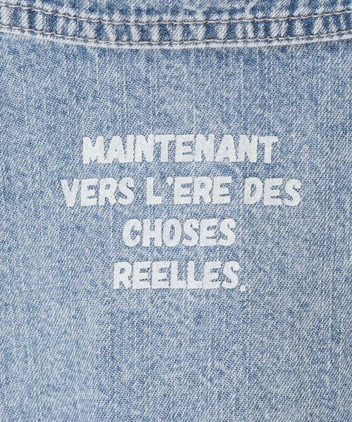 LEPSIM(レプシィム)の「デニムBIGショートシャツ/SS 639529(シャツ/ブラウス・レディース・パープル/ベージュ/ライム/ブルー/ライトブルー/グリーン系その他・FREE)」の21枚目の写真