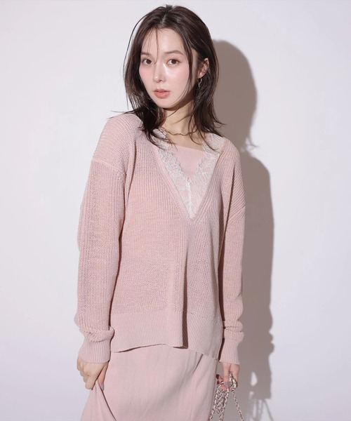 新品マイストラーダ♡8分袖Vニット Mystrada - 新品マイストラーダ♡8分袖Vニットの通販 by ゆ い's shop