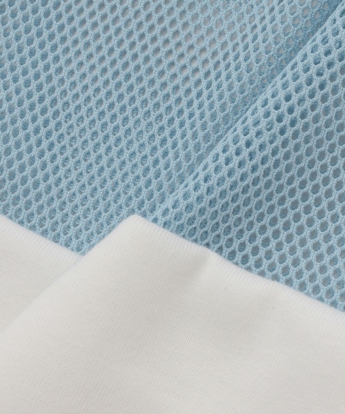 PINK-latte（ピンクラテ）の「【セットアイテム】メッシュパーカー＋半袖Tシャツ（パーカー・キッズ・ブラック/サックスブルー/オフホワイト・130cm/120cm/150cm/160cm/140cm）」の13枚目の写真