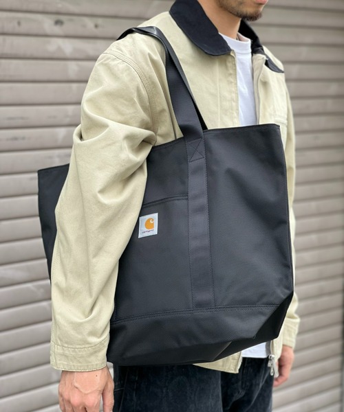 Carhartt(カーハート)の「【Carhartt WIP】PRESCOTT TOTE(トートバッグ・メンズ・ブラック・ONE SIZE)」の8枚目の写真