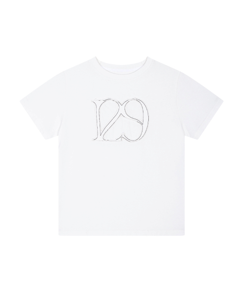 ILLIGO(イリゴ)の「129 ロゴパッチTシャツ ピュアホワイト(Tシャツ/カットソー・レディース・その他・OS)」の4枚目の写真