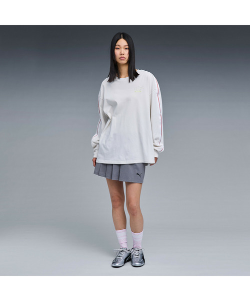 PUMA(プーマ)の「PUMA プーマ ユニセックス NEKO-san FP MX 長袖 Tシャツ(Tシャツ/カットソー・メンズ・グレー系その他/ブラック・X-LARGE/SMALL/XX-LARGE/MEDIUM/LARGE)」の6枚目の写真