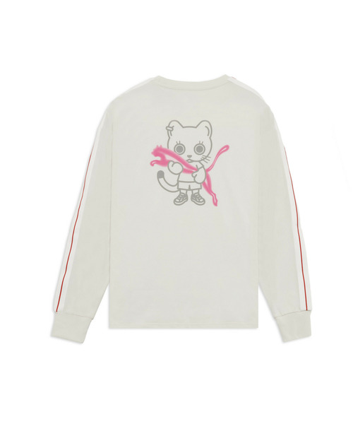 PUMA(プーマ)の「PUMA プーマ ユニセックス NEKO-san FP MX 長袖 Tシャツ(Tシャツ/カットソー・メンズ・グレー系その他/ブラック・X-LARGE/SMALL/XX-LARGE/MEDIUM/LARGE)」の9枚目の写真