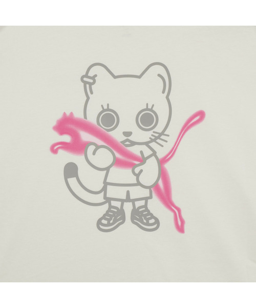 PUMA(プーマ)の「PUMA プーマ ユニセックス NEKO-san FP MX 長袖 Tシャツ(Tシャツ/カットソー・メンズ・グレー系その他/ブラック・X-LARGE/SMALL/XX-LARGE/MEDIUM/LARGE)」の13枚目の写真