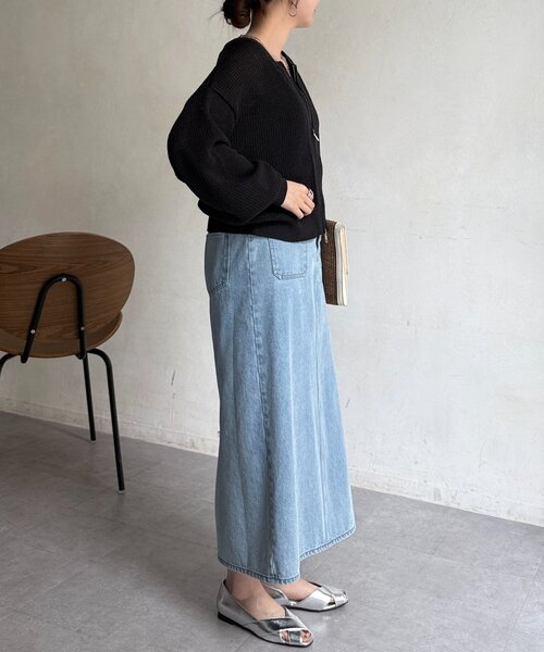 Chez toi（シェトワ）の「メッシュジップブルゾン（ブルゾン・レディース・ホワイト/ブラウン/ブラック・FREE）」の19枚目の写真